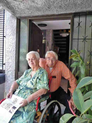 Bild 12: Wiedersehen! Ruth Prager-Lewin, Karlheinz Mose