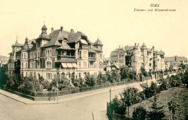 Ernst'sche Villen, Zimmerstraße 8-12 in Glatz