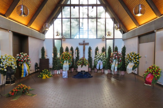 Trauerfeier f&uuml;r Peter Gro&szlig;pietsch