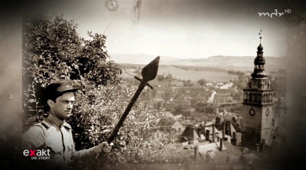 Soldaten der Sowjetarmee im Mai 1945 in Glatz