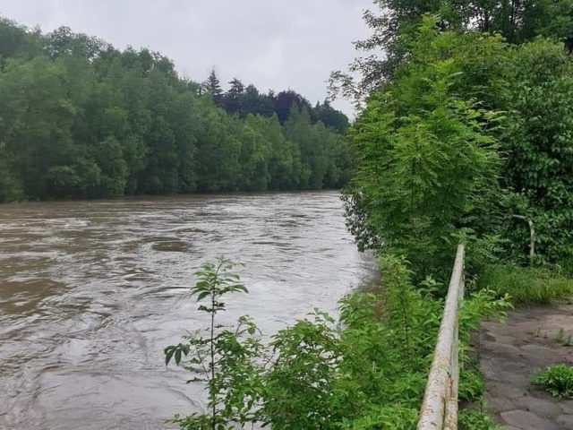 Hochwasser in Glatz im Juni 2020