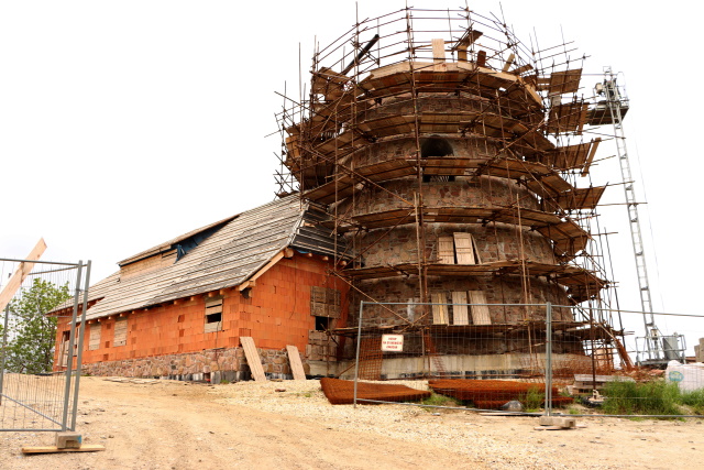 Rekonstruktion des Kaiser-Wilhelm-Turms im Juni 2020