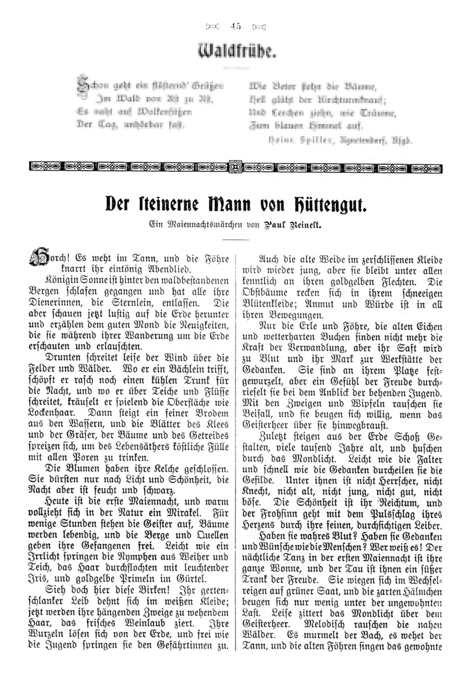 Der steinerne Mann von Hüttenguth.