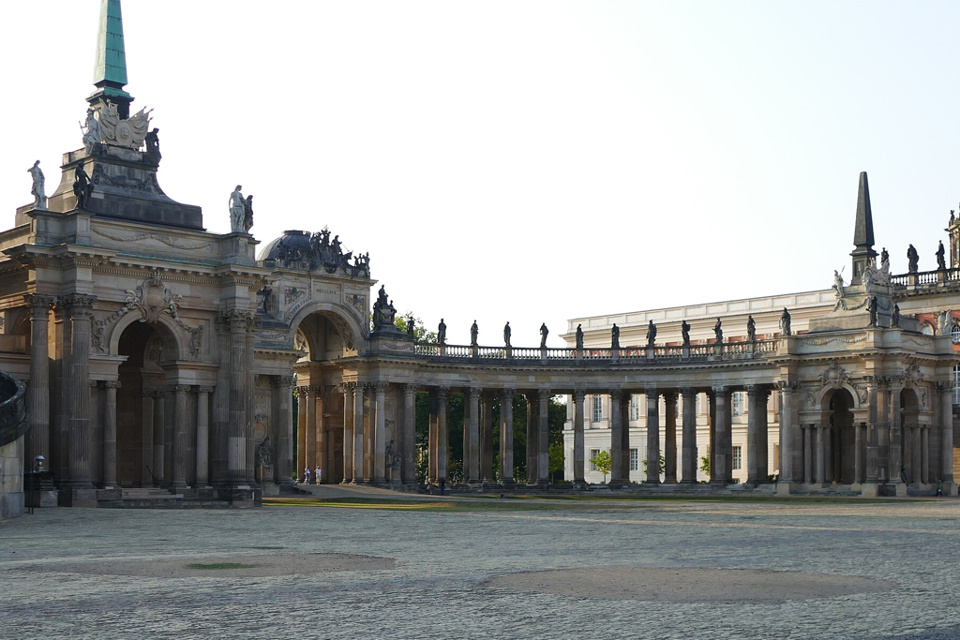 Kolonnaden am Neuen Palais in Potsdam
