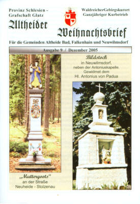 Altheider Weihnachtsbrief 2004