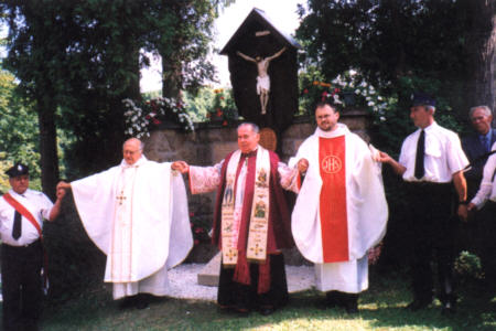 Einweihung des Kriegerdenkmals