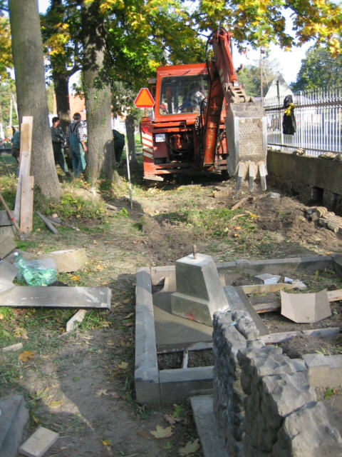 Bagger vom Mittelwalder Bauhof