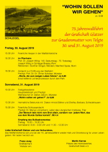 Wallfahrtsplakat 2019