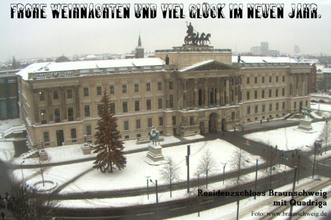 Weihnachtsgru&szlig; aus Braunschweig