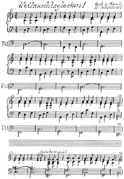 Weihnachtsglocken-Noten