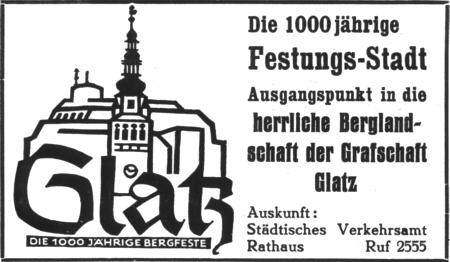 Die 1000j&auml;hrige Festungs-Stadt Glatz