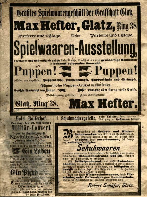 Glatzer Anzeiger vom 25.11.1896, Seite 5