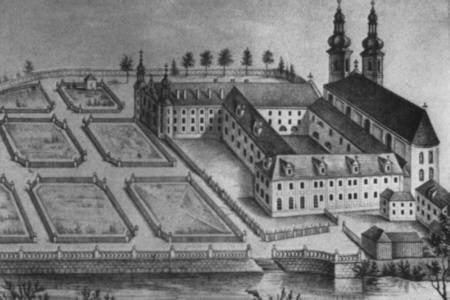 Minoriten-Kloster im Jahre 1737