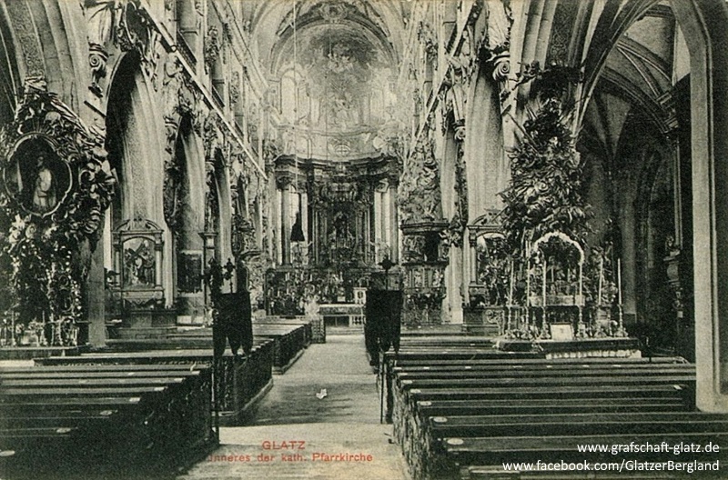Glatz, Inneres der kath. Pfarrkirche