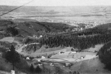 Fernblick von der Bergstra&szlig;e