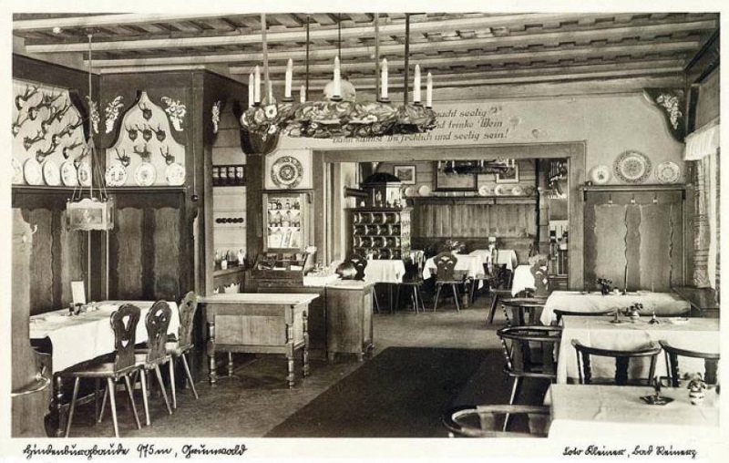 Hindenburg-Baude Innenansicht