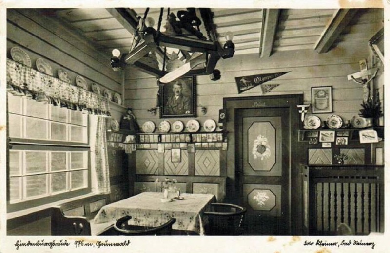 Hindenburg-Baude, Innenansicht