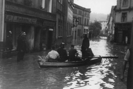 Hochwasser in der Roßstraße