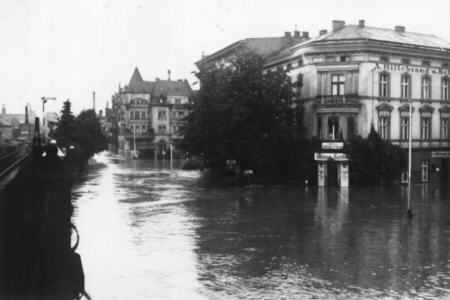 Hochwasser am Stadtbahnhof