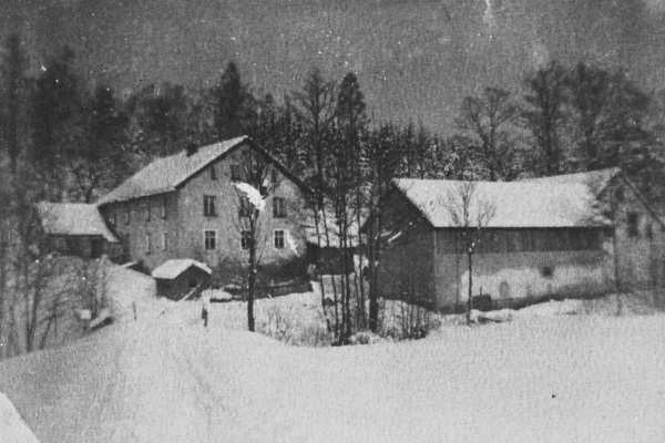 Altlomnitz, Schneiderm&uuml;hle im Winter