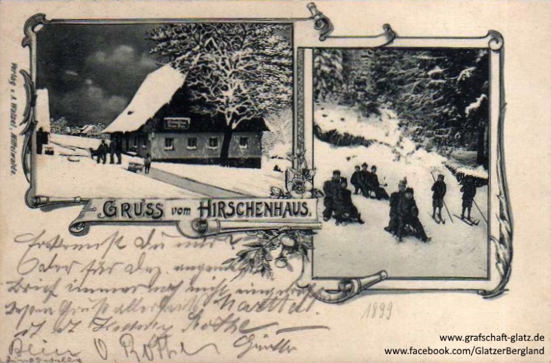 F&ouml;rsterei Hirschenhaus 1899