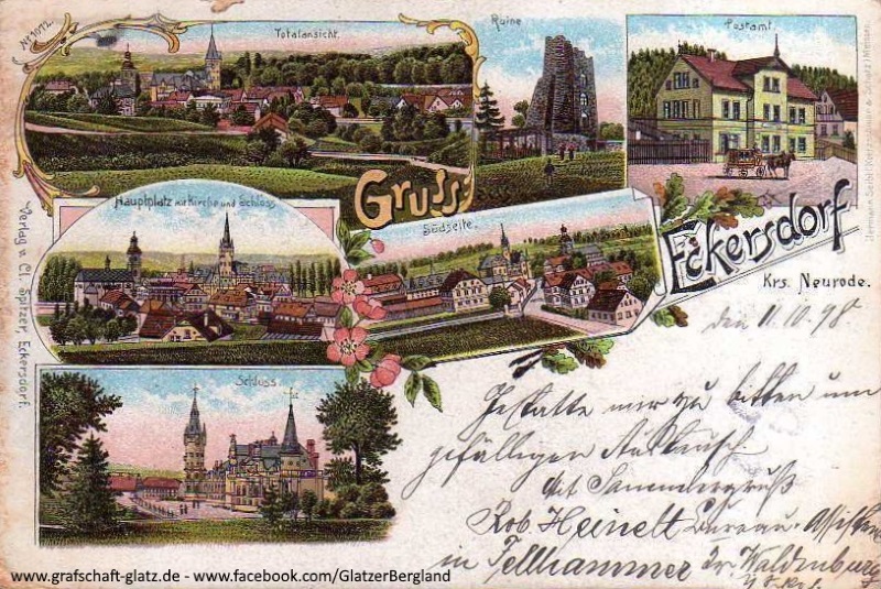 Mehrfach-Ansichstkarte 1898