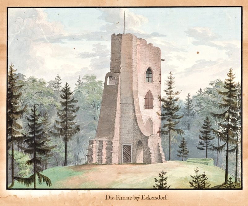 Die Ruine bey Eckersdorf.