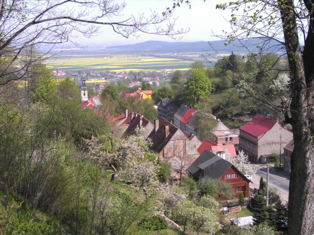 Ortsmitte mit Panorama
