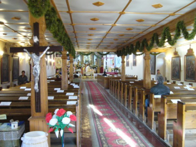 Altlomnitz, Pfarrkirche - Innenaufnahme