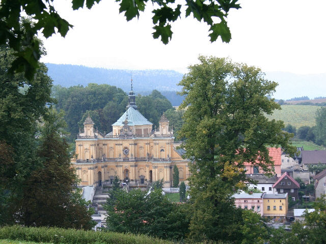 Blick auf die Wallfahrtsbasilika