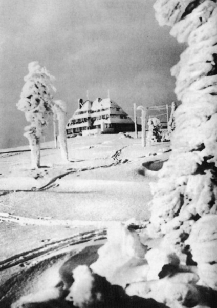 Sudeten-Baude im Winter