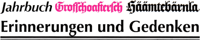 Erinnerungen und Gedenken