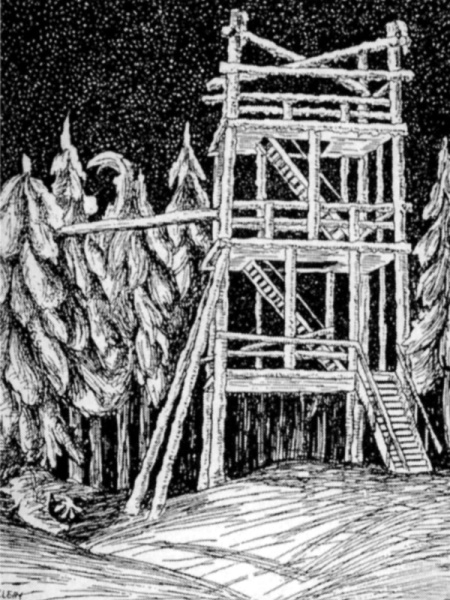 Mense-Turm im Winter