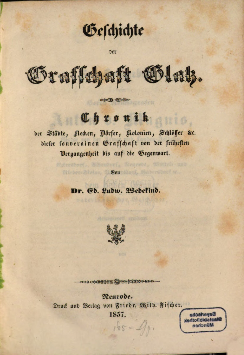 Titel des Buches von 1857