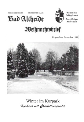 Altheider Weihnachtsbrief 3 (1999)
