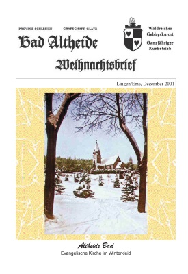 Altheider Weihnachtsbrief 5 (2001)