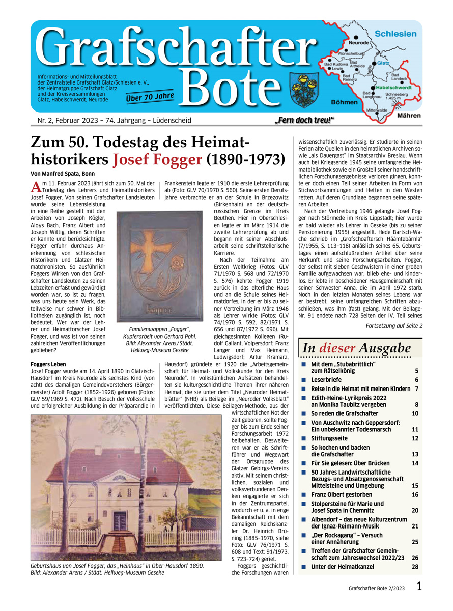 „Grafschafter Bote“ 02/2023