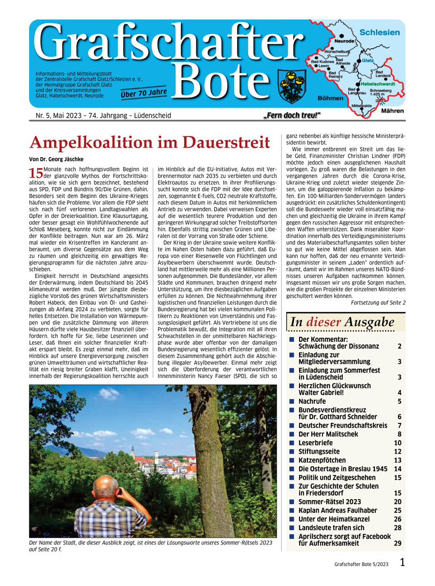 „Grafschafter Bote“ 05/2023