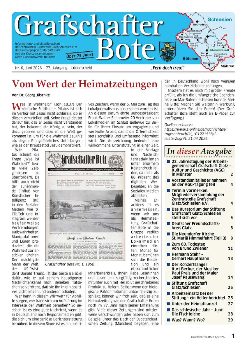 &bdquo;Grafschafter Bote&ldquo; 6/2026