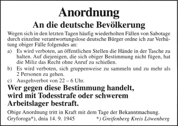 Anordnung für Greifenberg