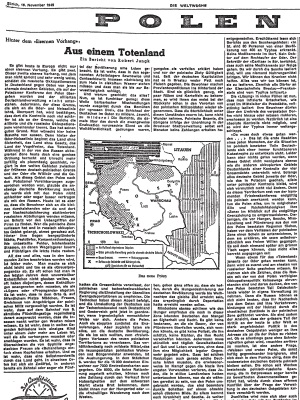 Weltwoche: Aus einem Totenland